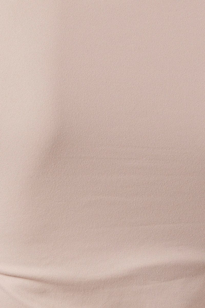 Beige Scoop Neck Tank Sleeveless - Image 6