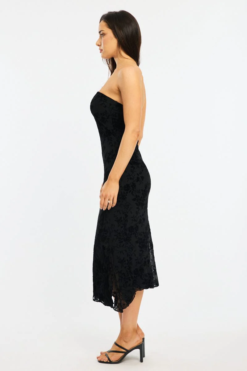 Black Black Bodycon Dress Lace Mini - Image 3