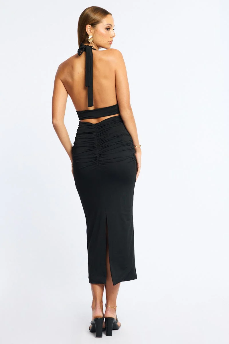 Black Bodycon Dress Sleeveless - Image 4