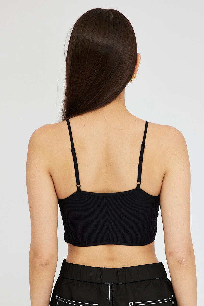 Black Bralette Seamless - Image 5