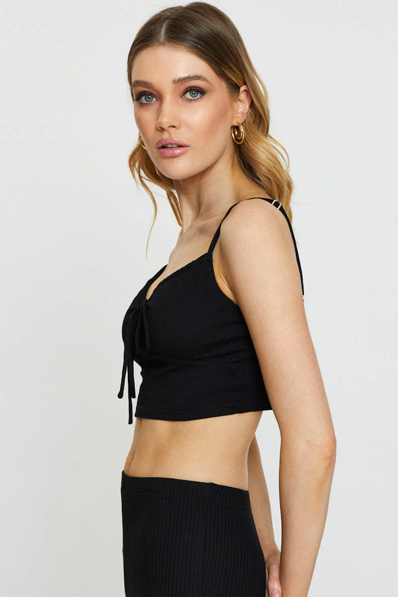 Black Crop Top Short Sleeve - Image 5