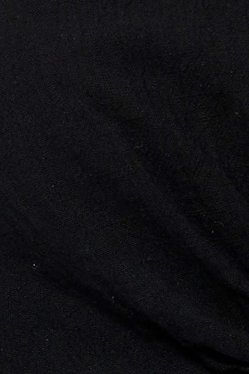Black Halter Top Crop Tie Up - Image 6