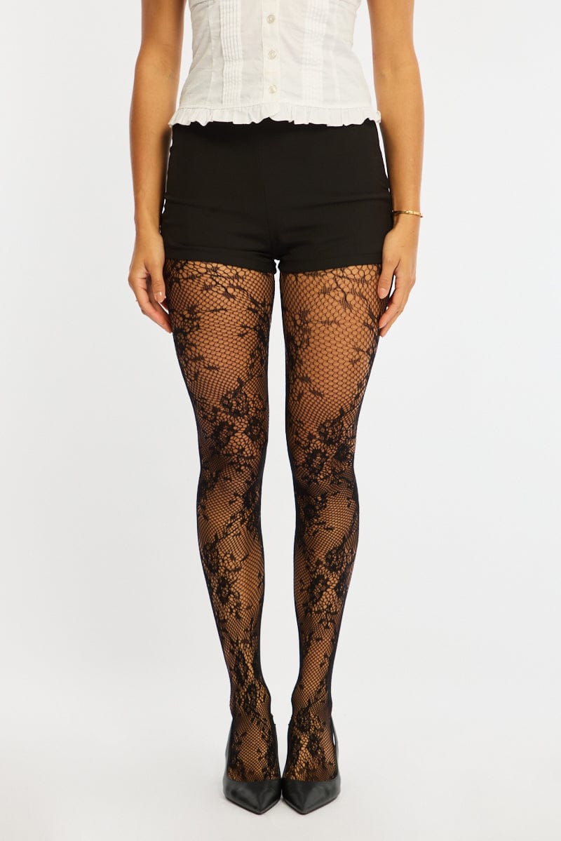 Black Lace Tights