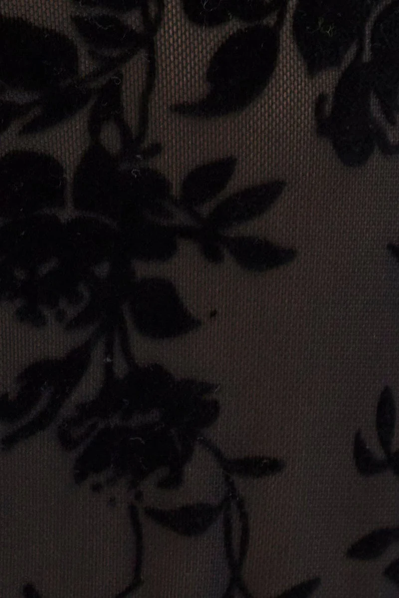 Black Laced Top Long Sleeves - Image 6