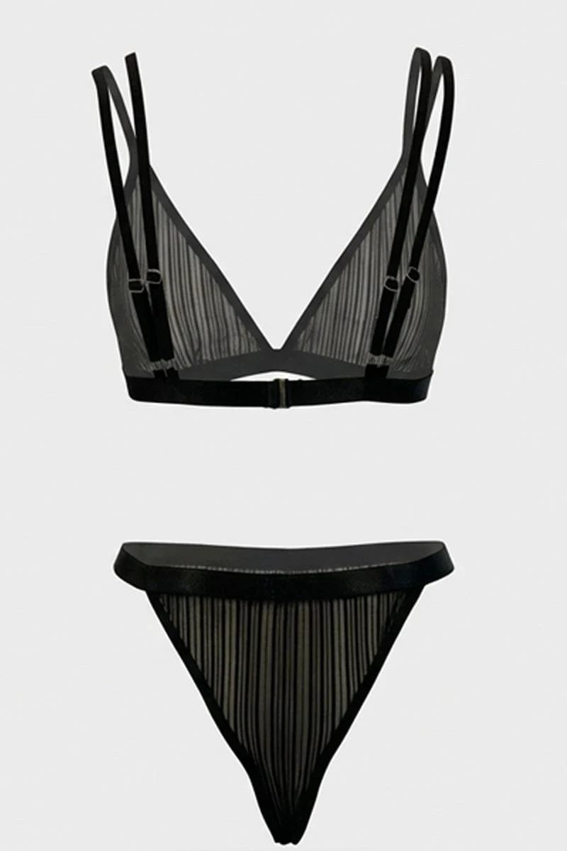 Black Lingerie Set - Image 2