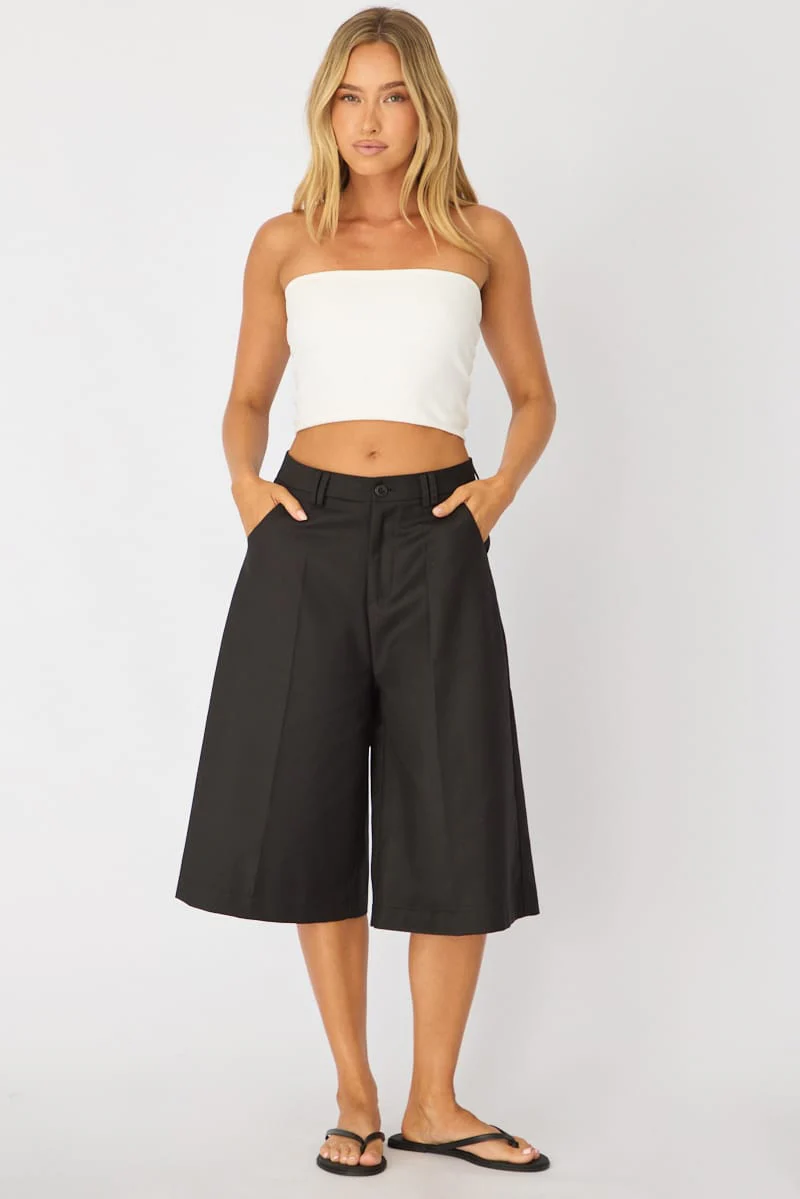 Black Longline Shorts - Image 4