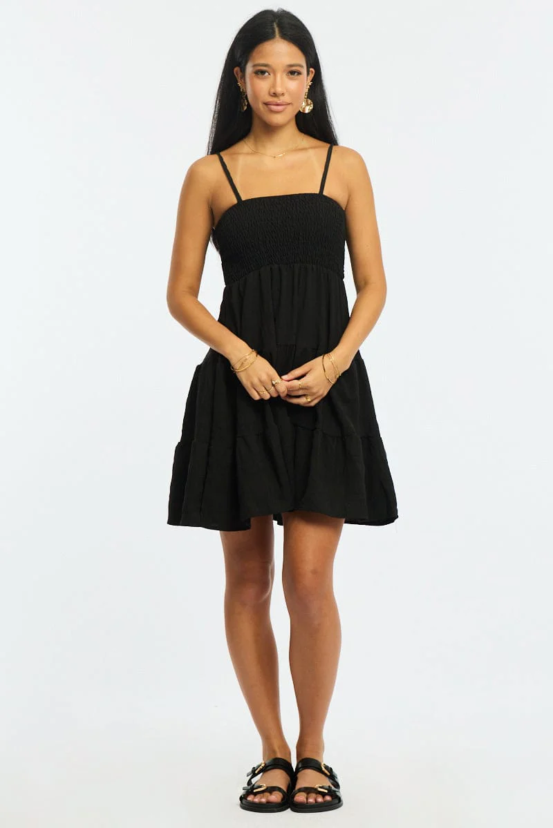 Black Skater Dress - Image 2