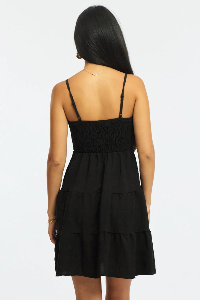 Black Skater Dress - Image 4