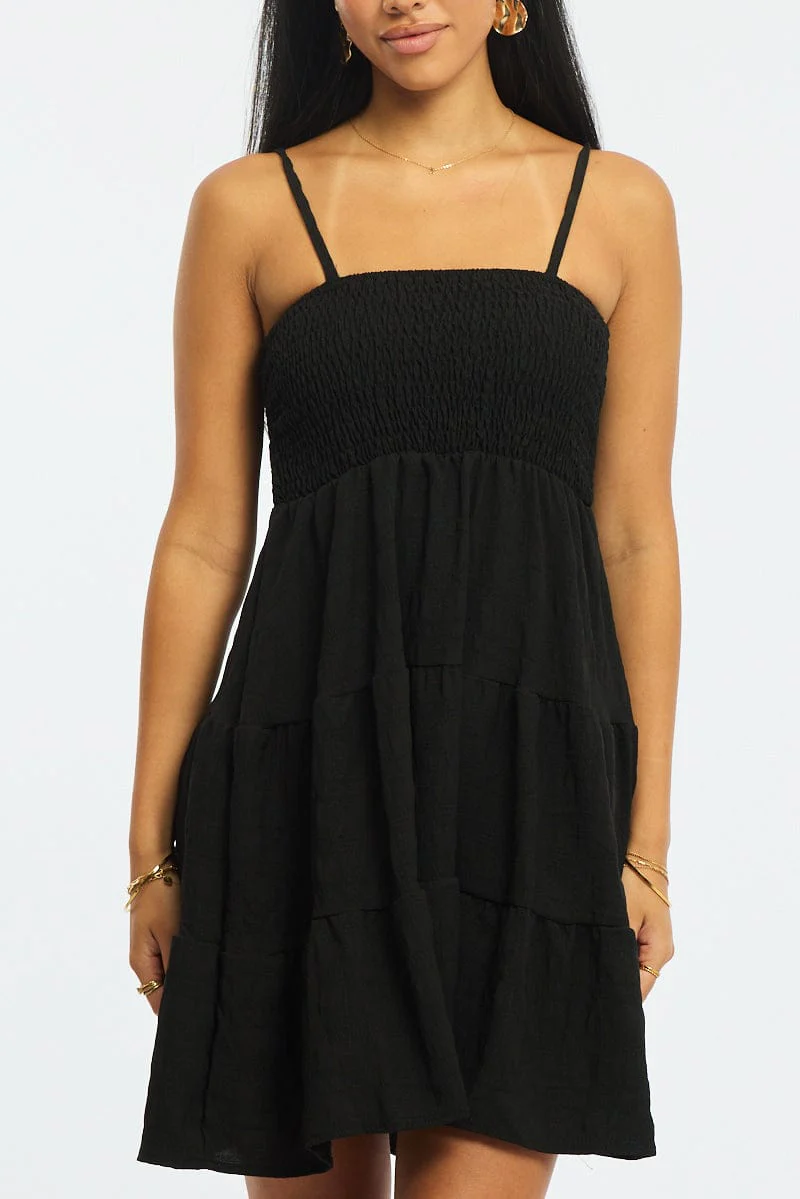 Black Skater Dress - Image 5