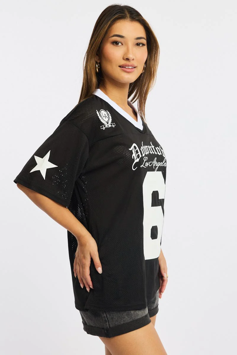 Black Sport Tee Short Sleeve - Image 3