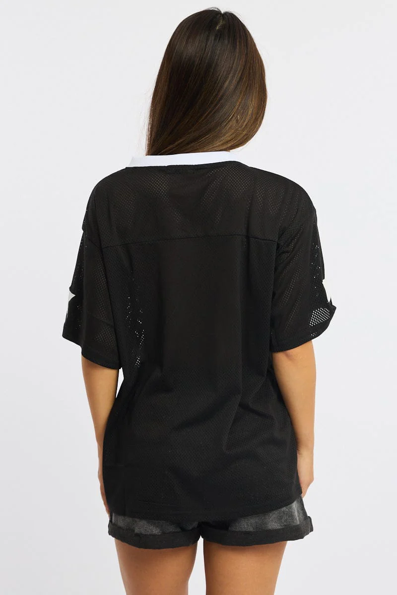 Black Sport Tee Short Sleeve - Image 4