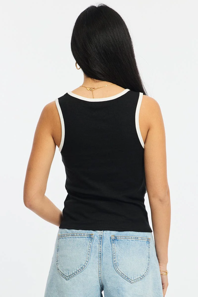Black Tank Sleeveless - Image 4