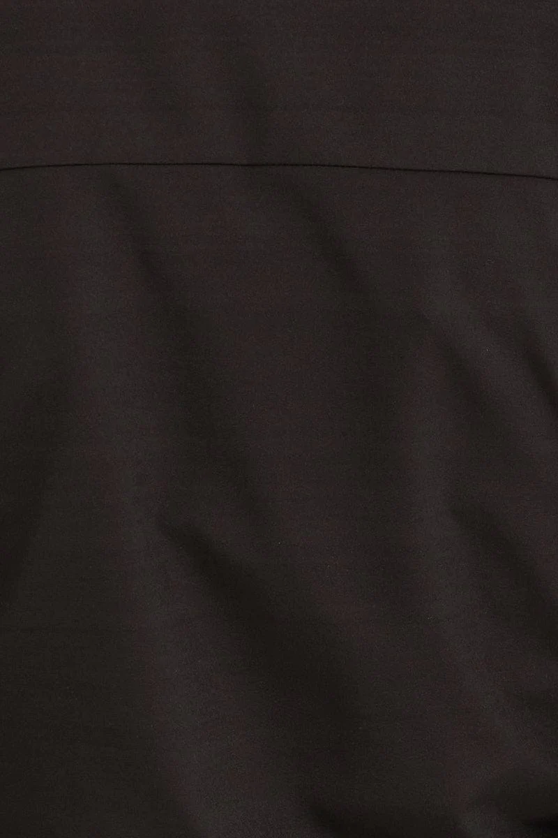 Black Tie Up Top Long Sleeve - Image 6