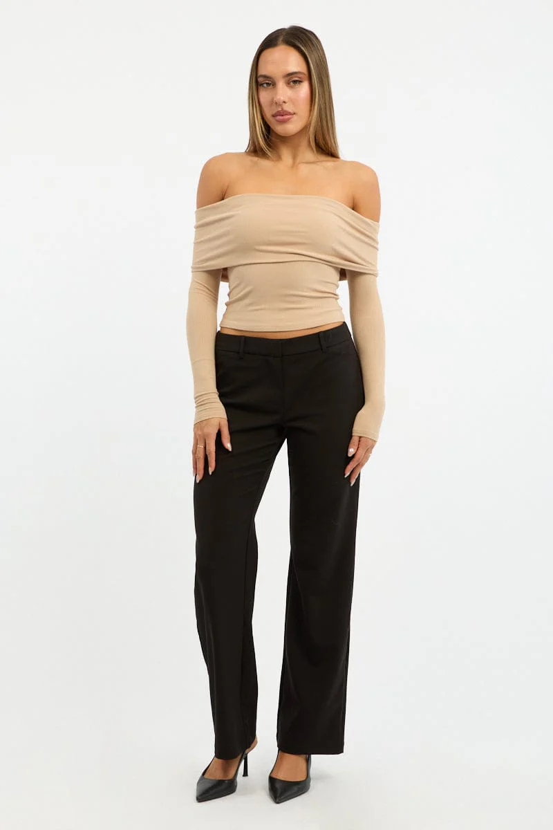 Black Work Pants Straight Fit - Image 2