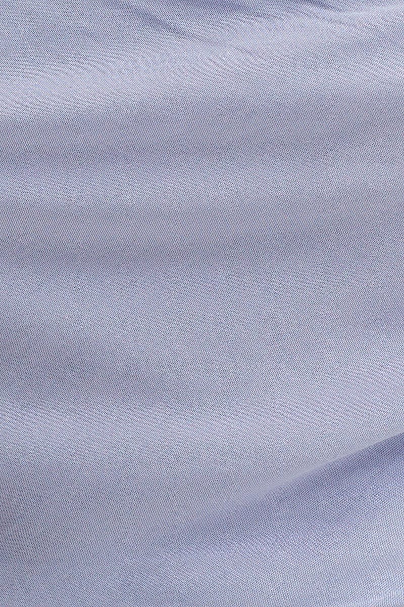 Blue Singlet Top Sleeveless Crop - Image 6