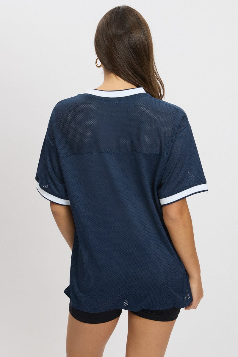 Blue Sports Tee Short Sleeve - Image 5