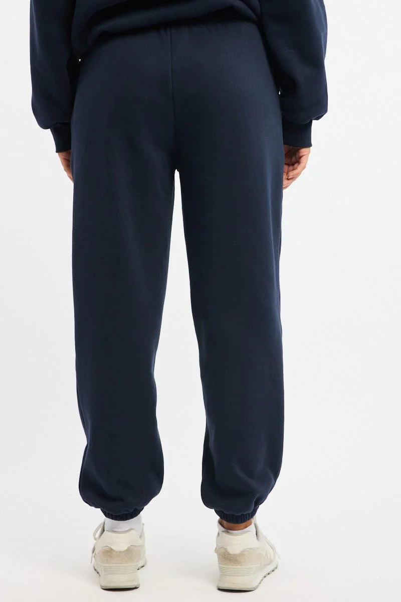 Blue Track Pants Jogger - Image 5