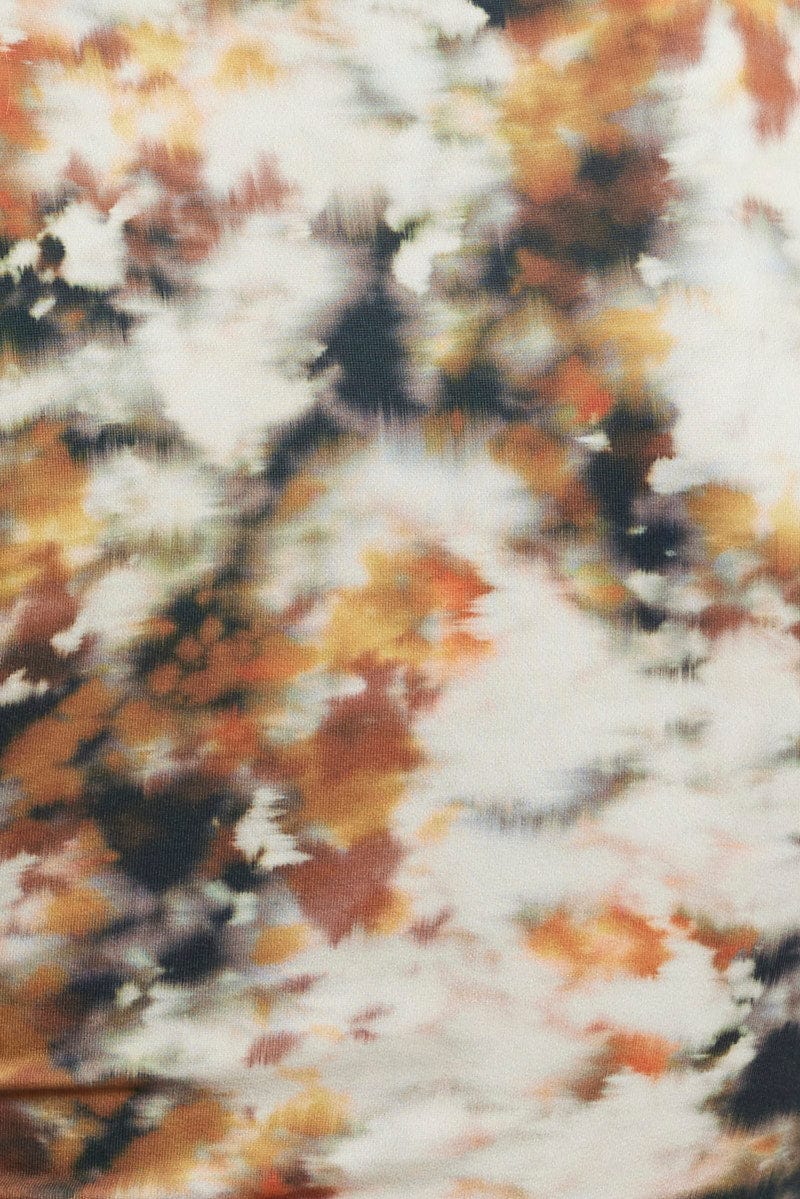 Brown Abstract Supersoft Tank Sleeveless - Image 6