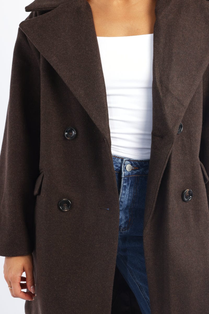 Brown Coat Jersey Hood Insert - Image 6