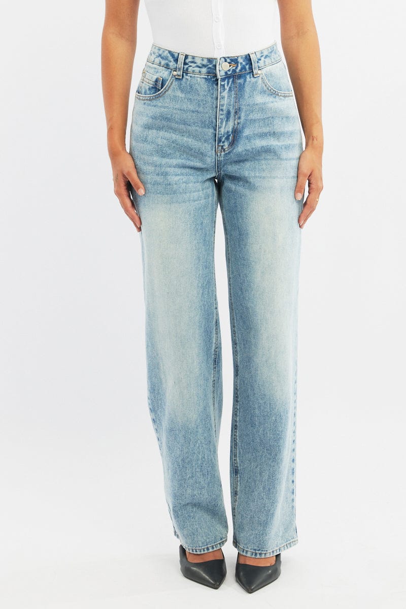 Denim Baggy Jeans Low rise - Image 2