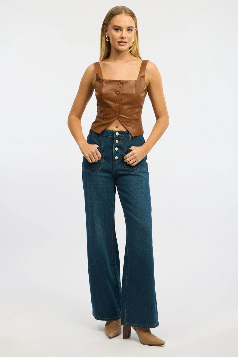 Denim Baggy Jeans Low Rise - Image 3