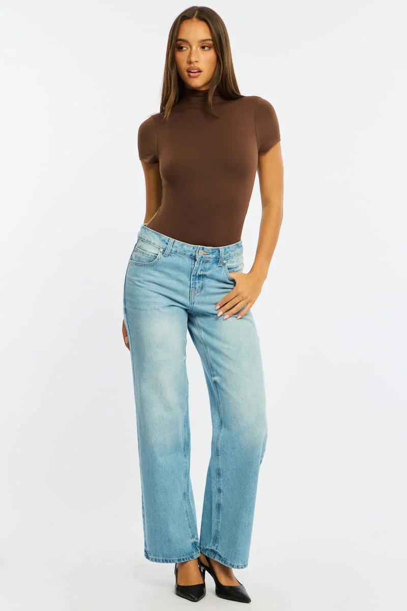 Denim Baggy Jeans Mid Rise - Image 2