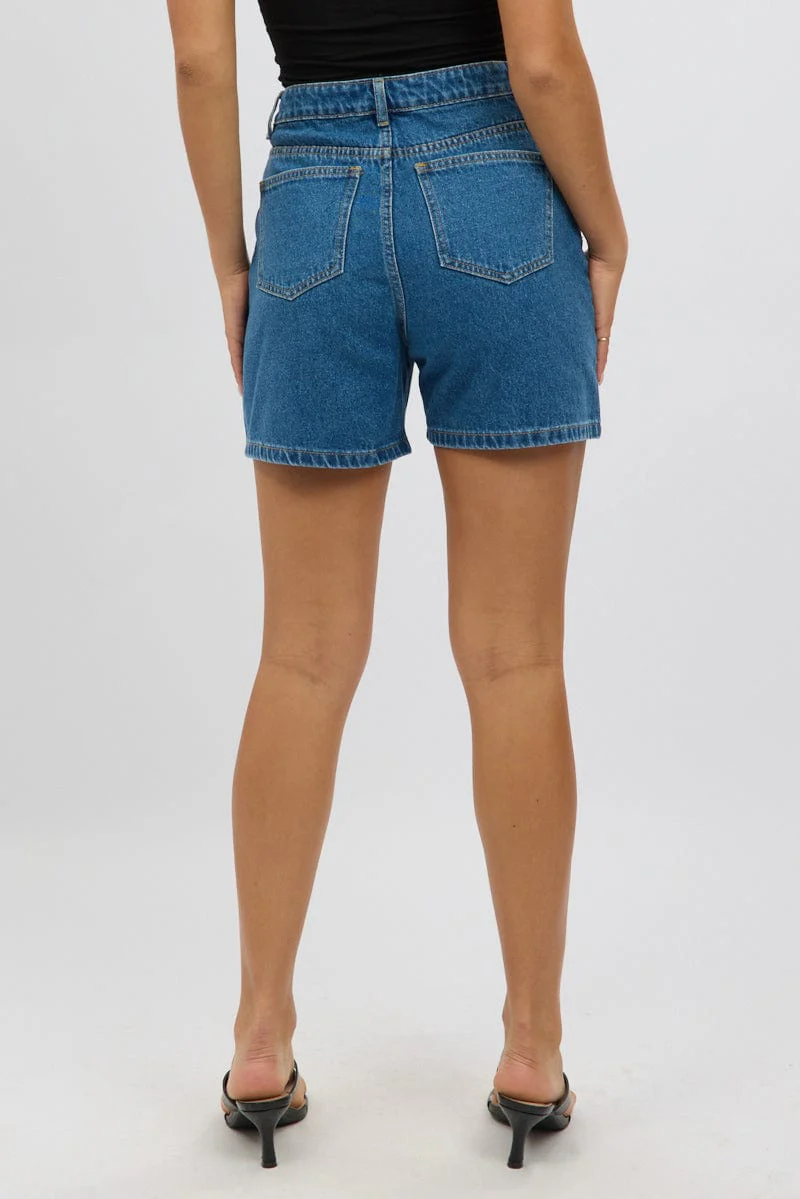 Denim Jorts High Rise - Image 5