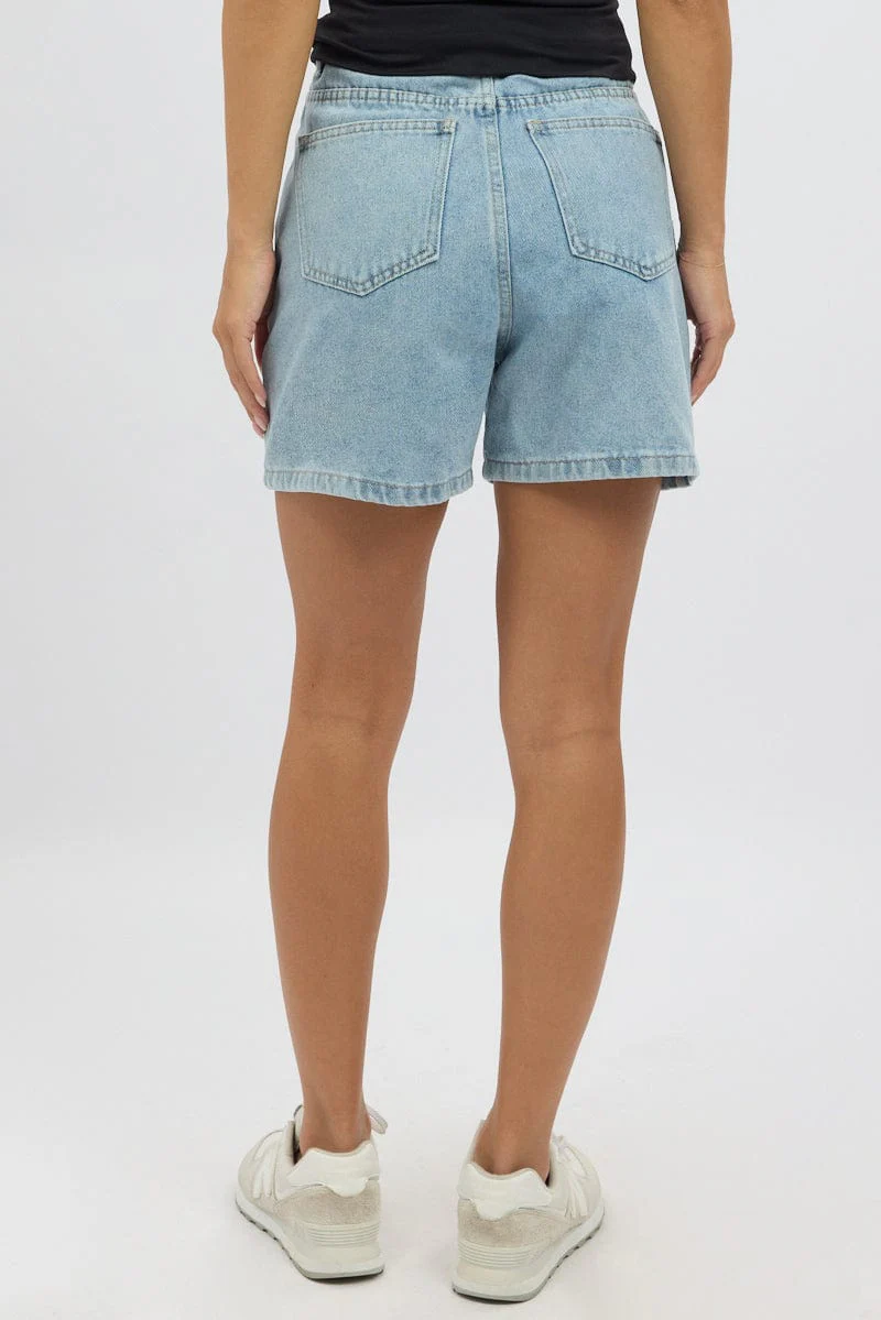 Denim Jorts High Rise - Image 5