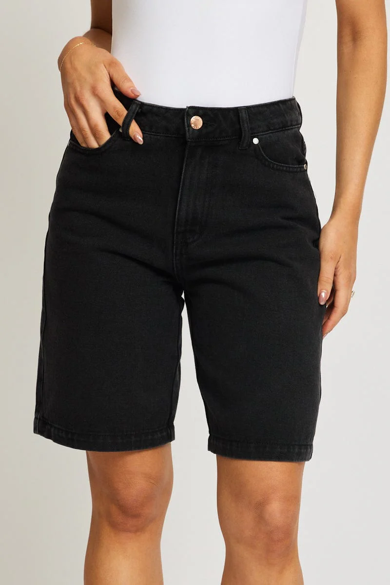 Denim Jorts Mid Rise - Image 2