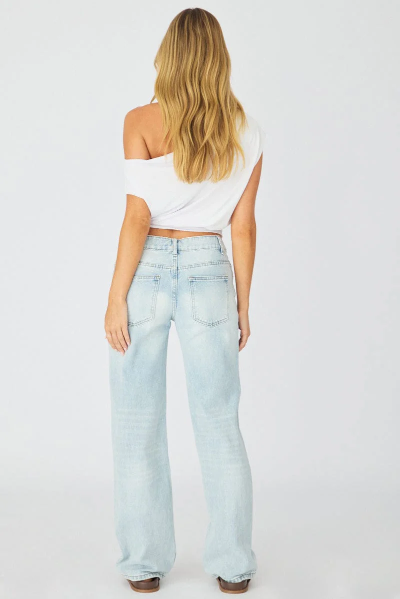 Denim Low Rise Straight Leg Jean - Image 5