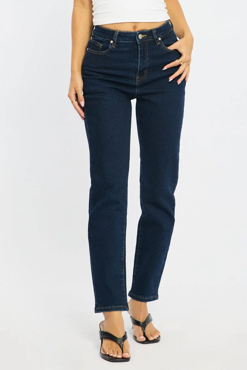 Denim Mom Jeans High Rise - Image 2