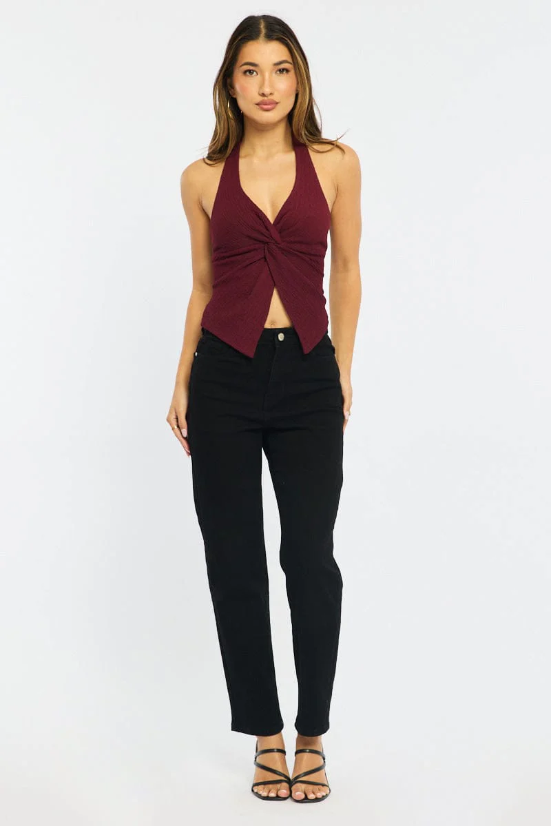 Denim Mom Jeans High Rise - Image 3