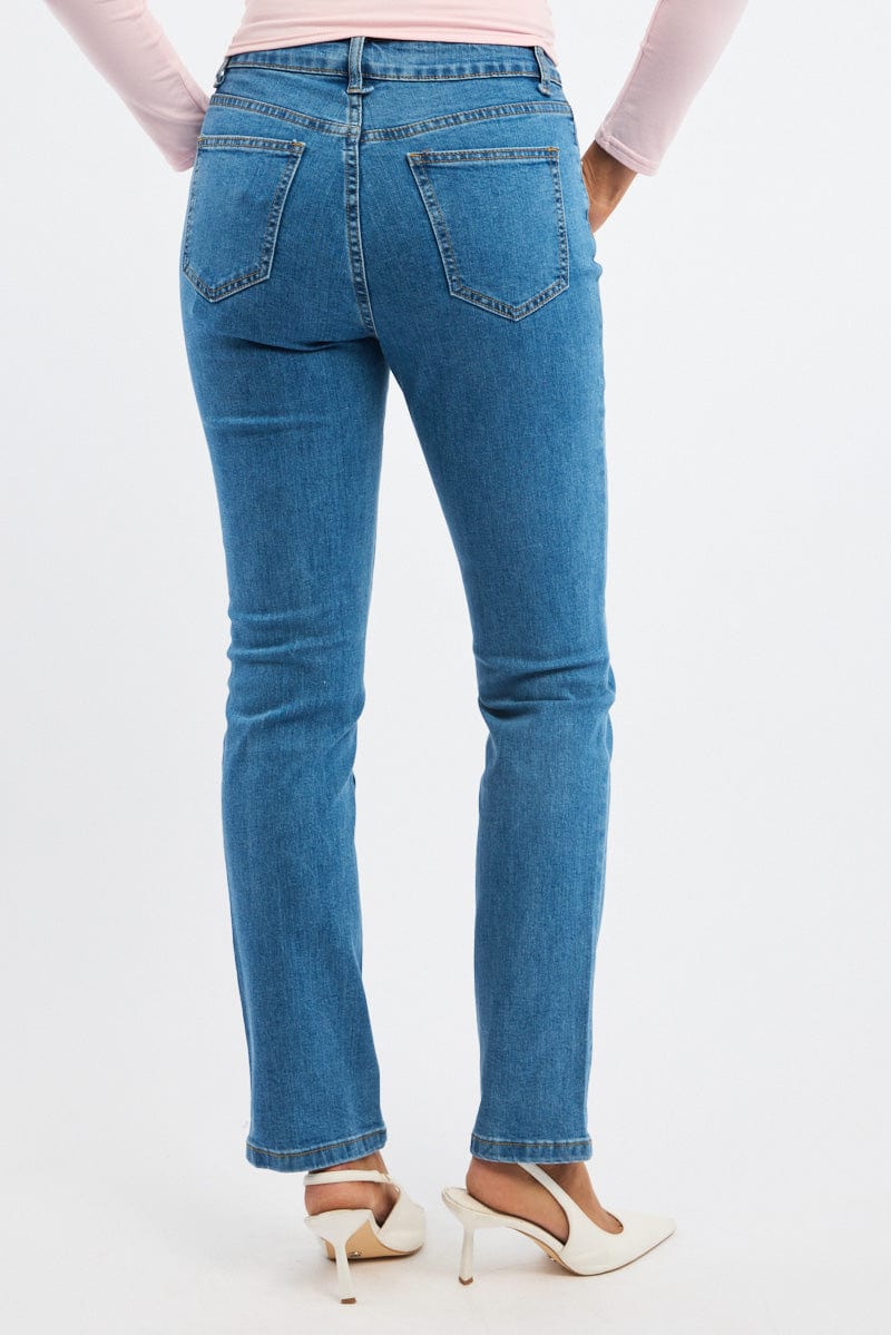 Denim Mom Jeans High Rise - Image 4