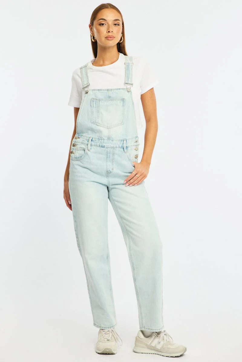 Denim Overall Long Straight Leg - Image 3