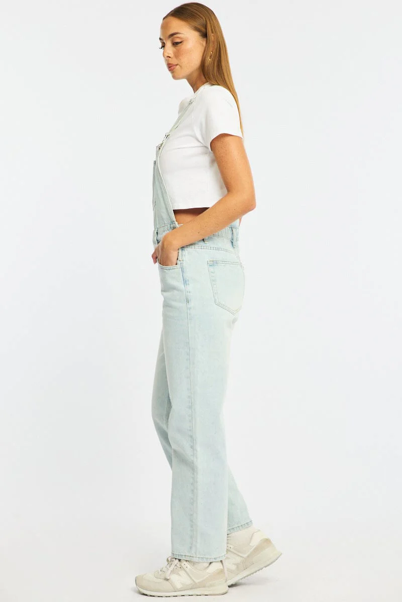 Denim Overall Long Straight Leg - Image 4