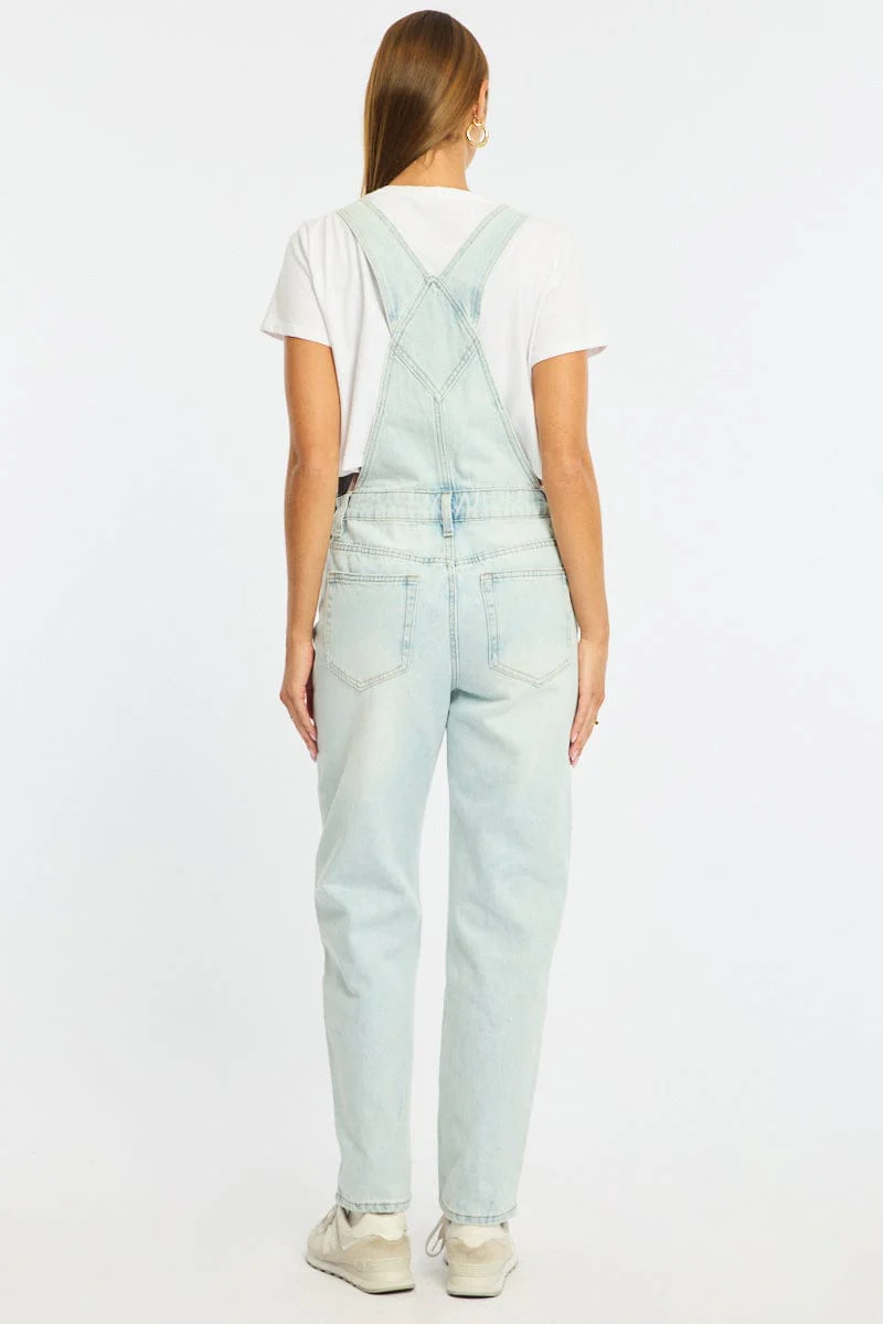Denim Overall Long Straight Leg - Image 5