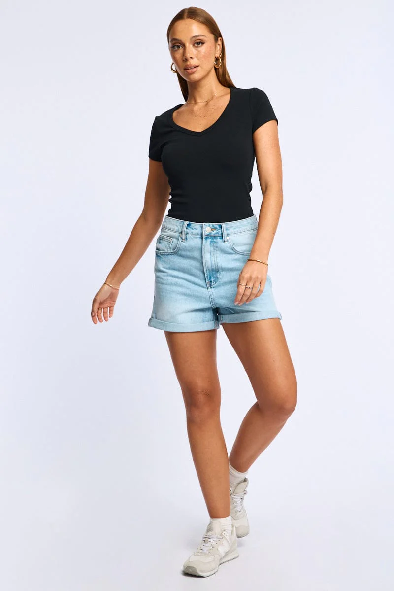 Denim Relaxed Short