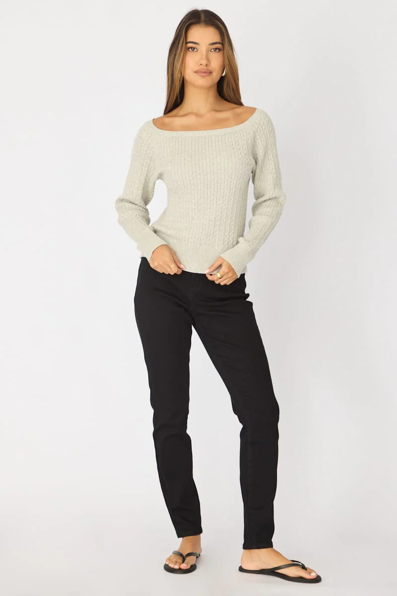 Denim Skinny Jeans High Rise - Image 3