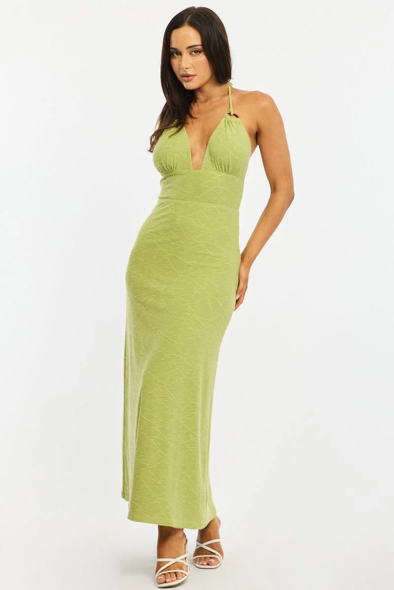 Green Bodycon Dress Sleeveless