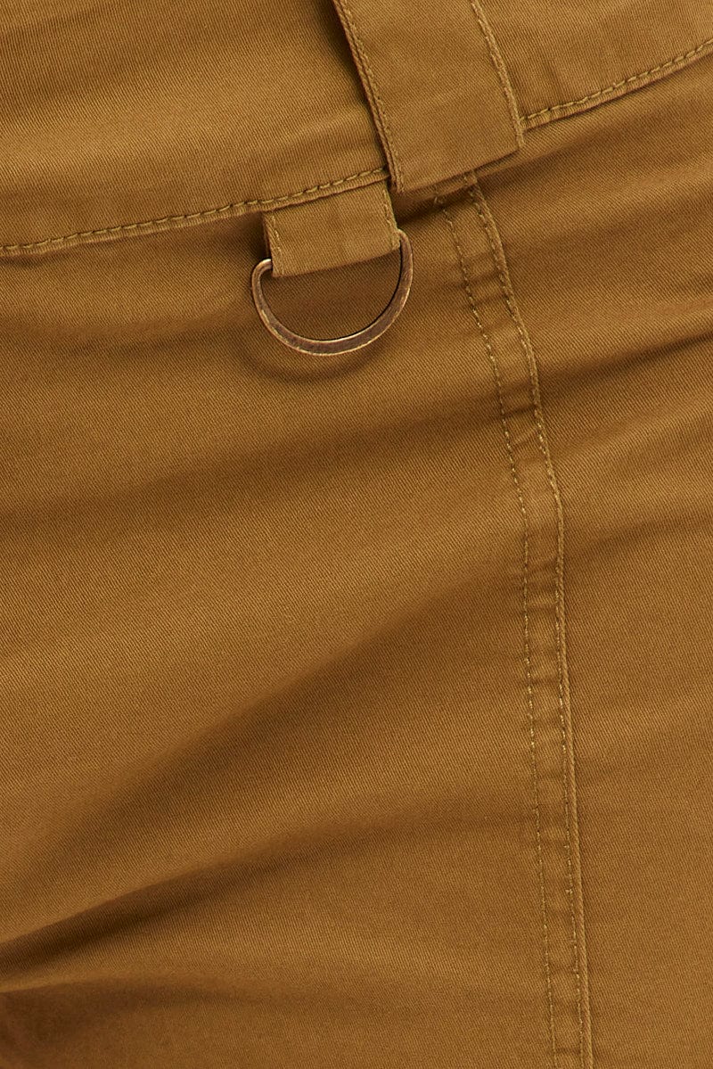 Green Cargo Shorts Low Rise - Image 6