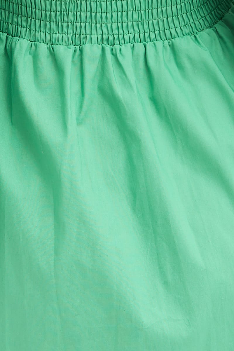 Green Dress Off Shoulder Maxi - Image 6
