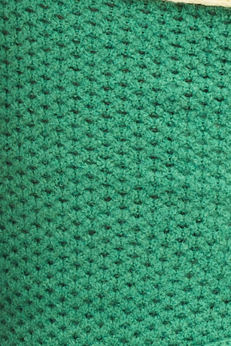 Green Knit Crop Top - Image 6