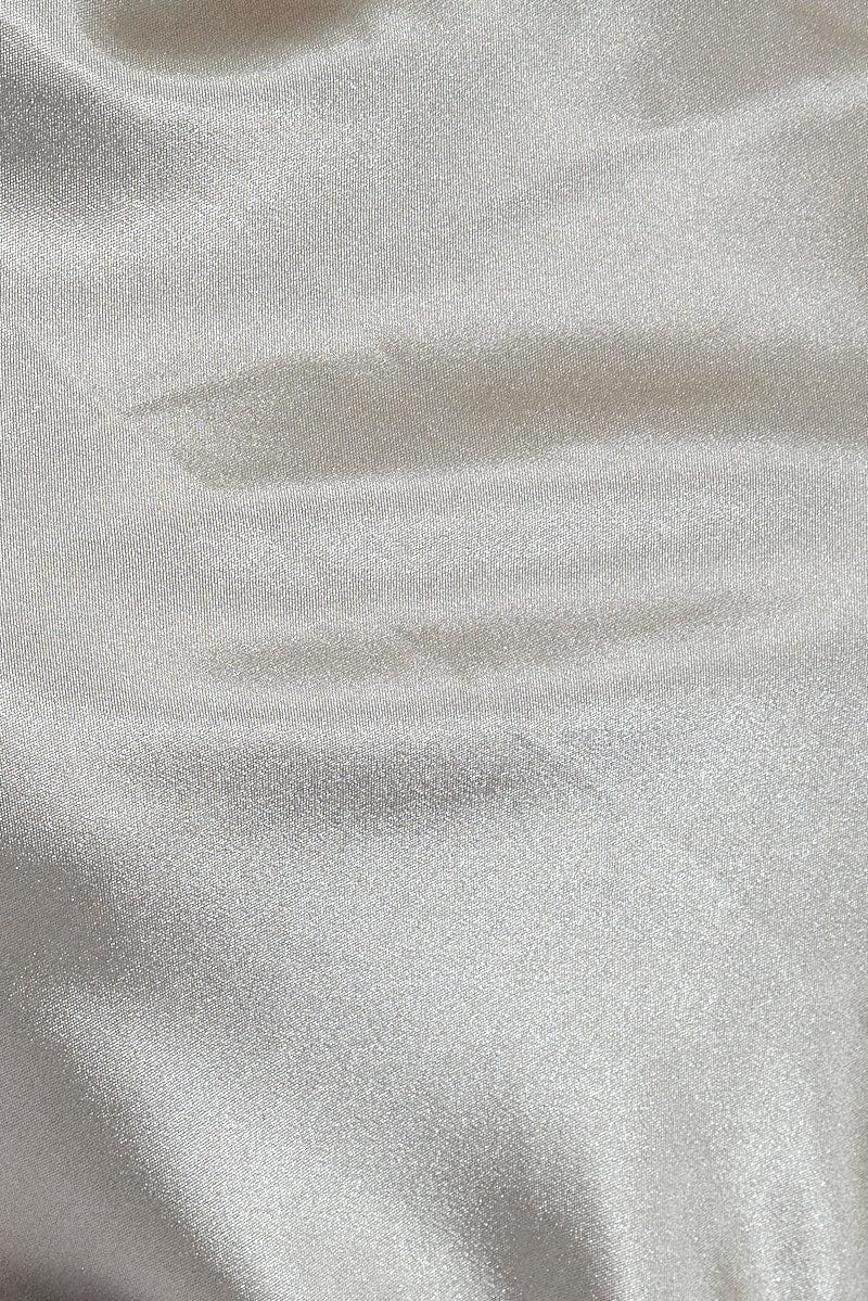 Grey Bodysuit Cowl Neck - Image 6