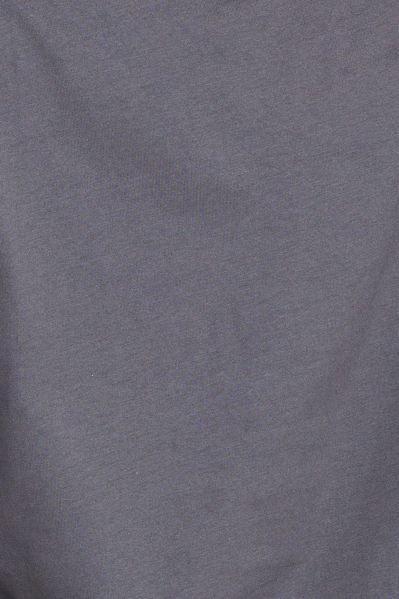 Grey Graphic T-Shirt Short Sleeve - Image 6