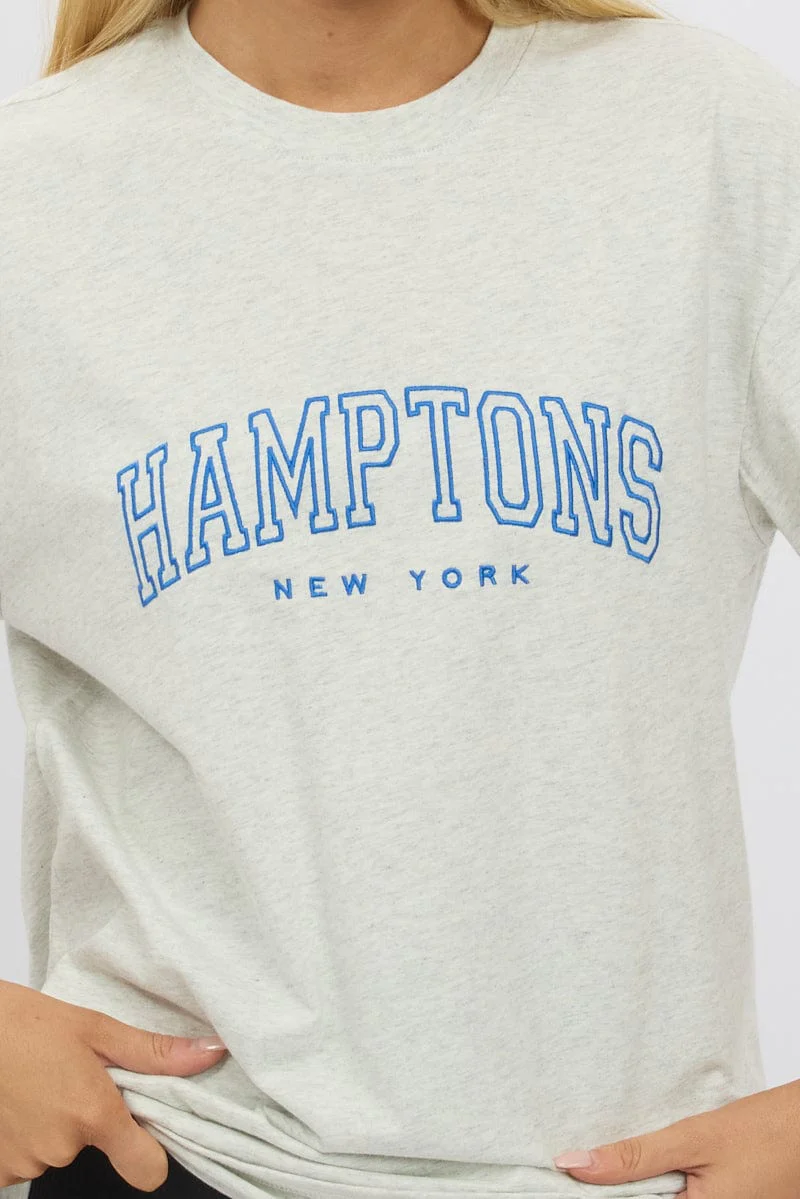 Grey Graphic Tee Short Sleeve - Image 6