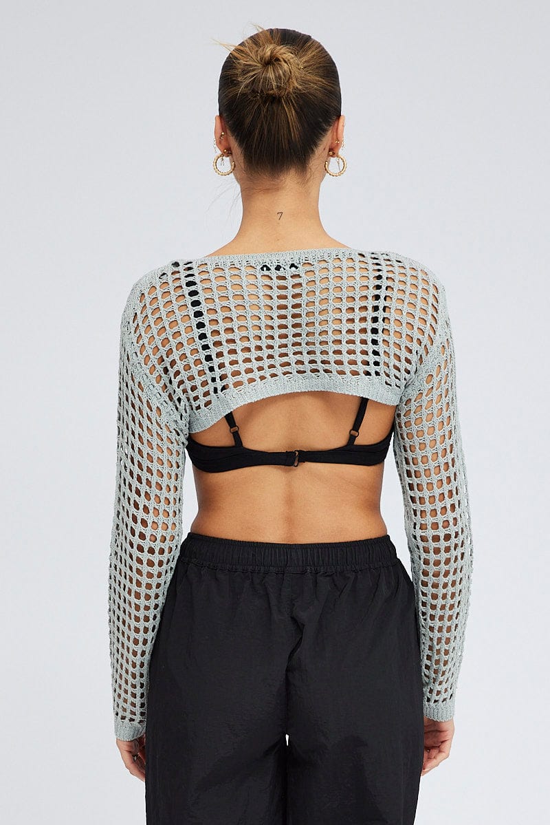 Grey Knit Shrug - Image 5