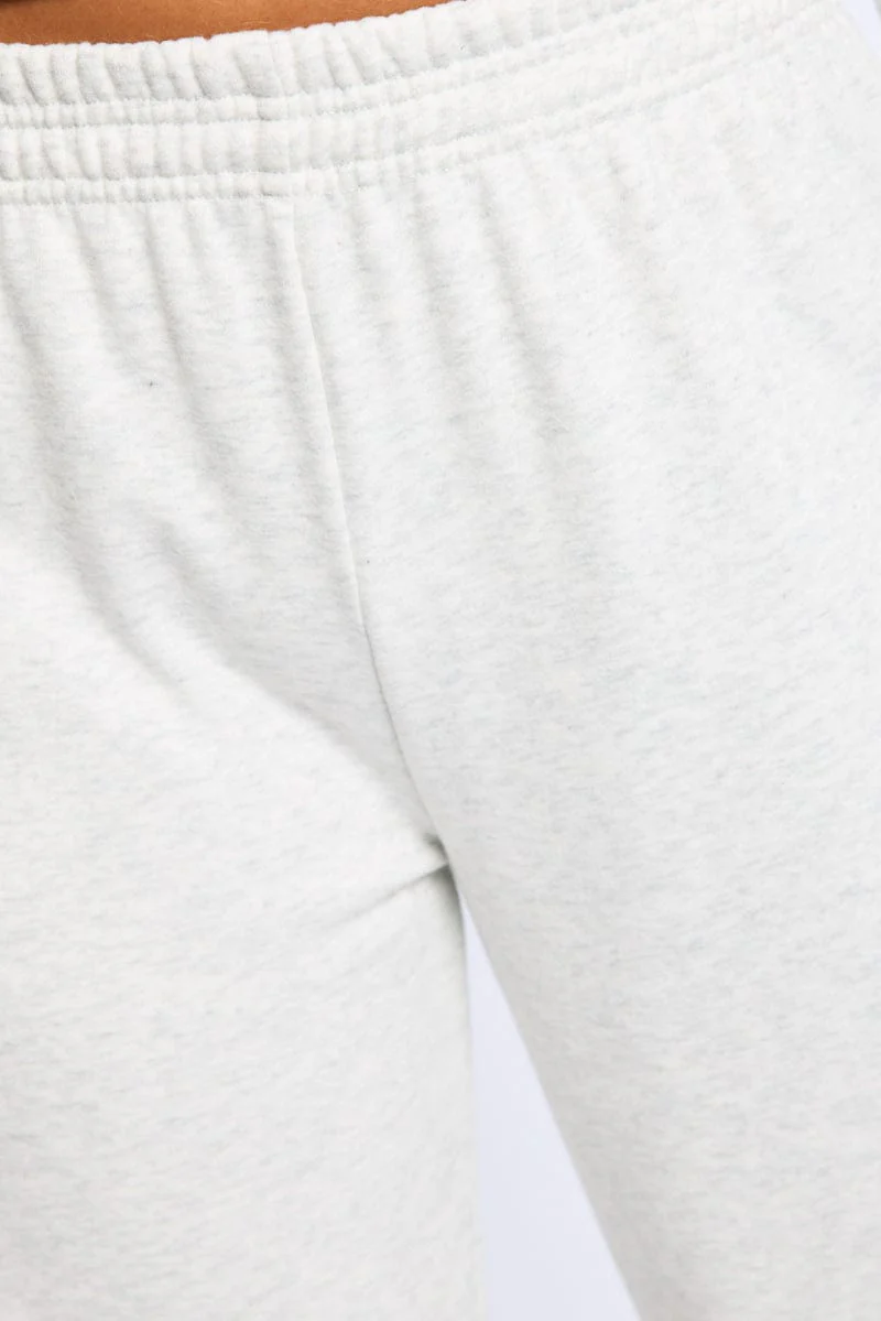 Grey Track Pants Wide Leg - Image 5