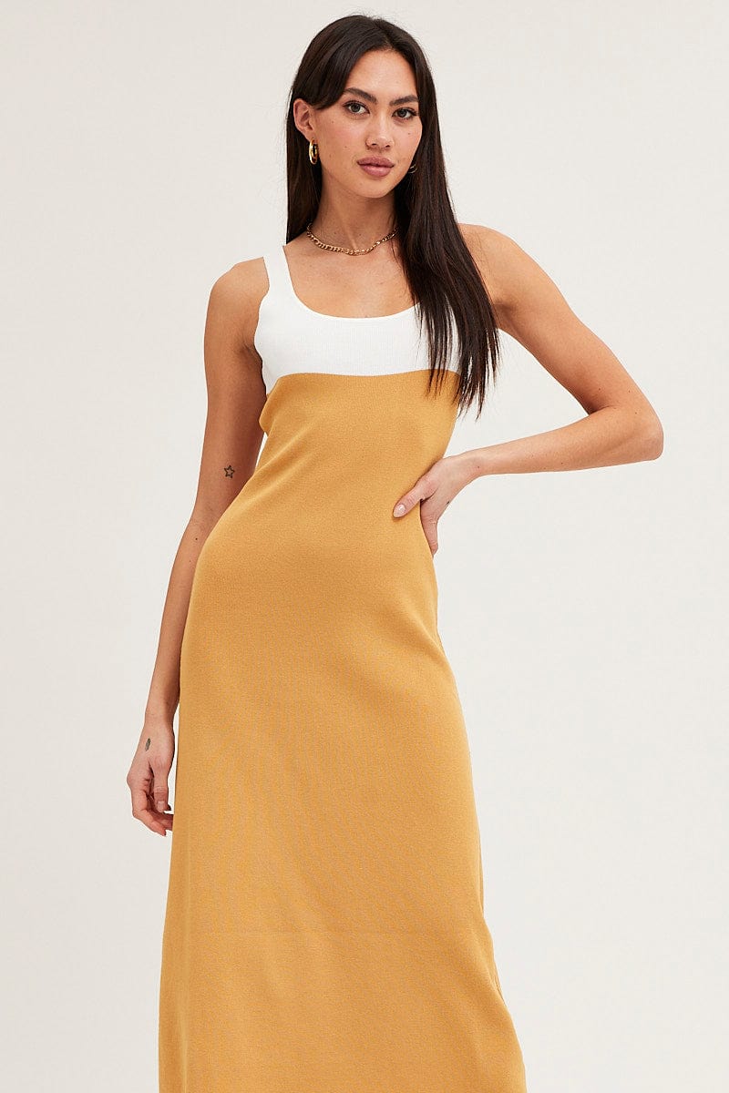 Multi Colorblock Knit Dress - Image 2