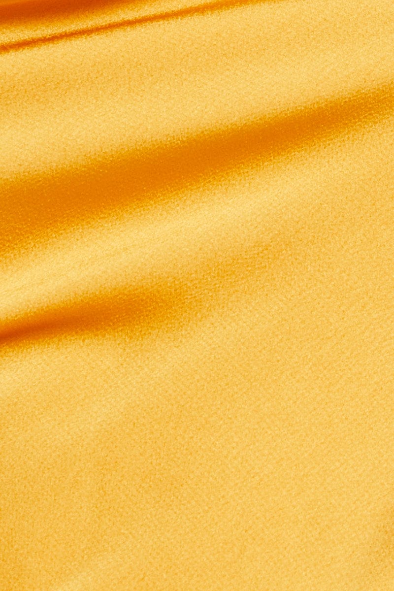 Orange Scarf Top Sleeveless - Image 6