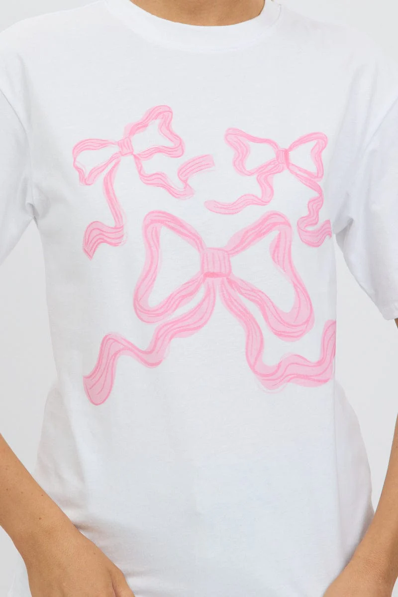 Pink Graphic Tee Short Sleeve - Image 6